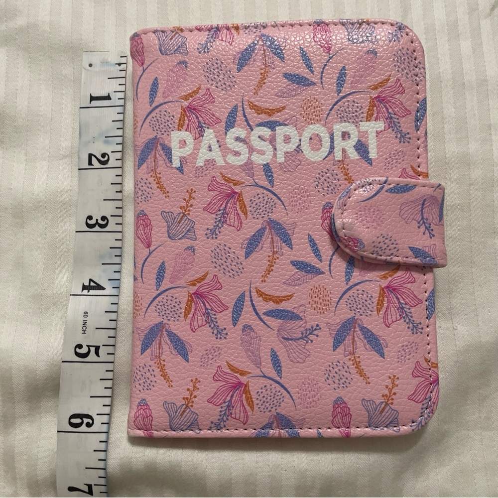 Floral Pink‎ Passport Holder - Picture 7 of 8